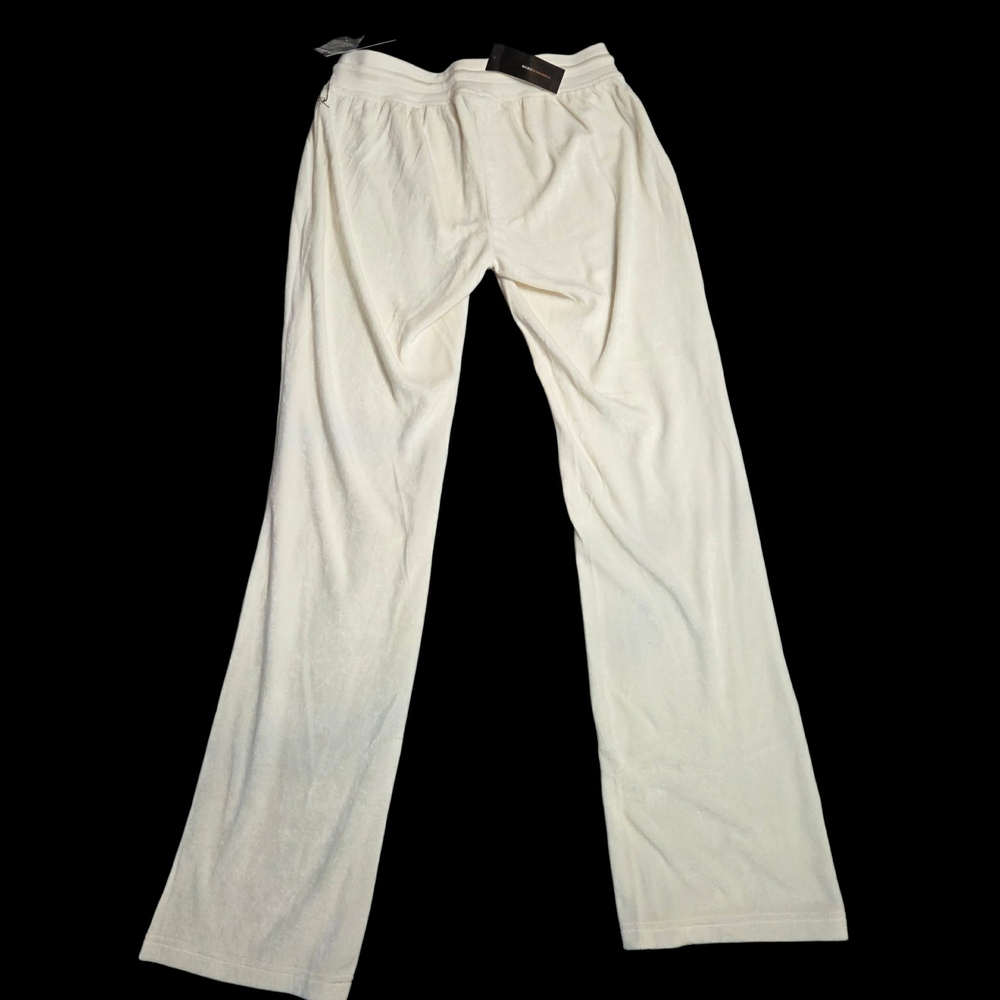 BCBGMaxAzria Ivory Track Pants with Logo Detail - Picture 2 of 5